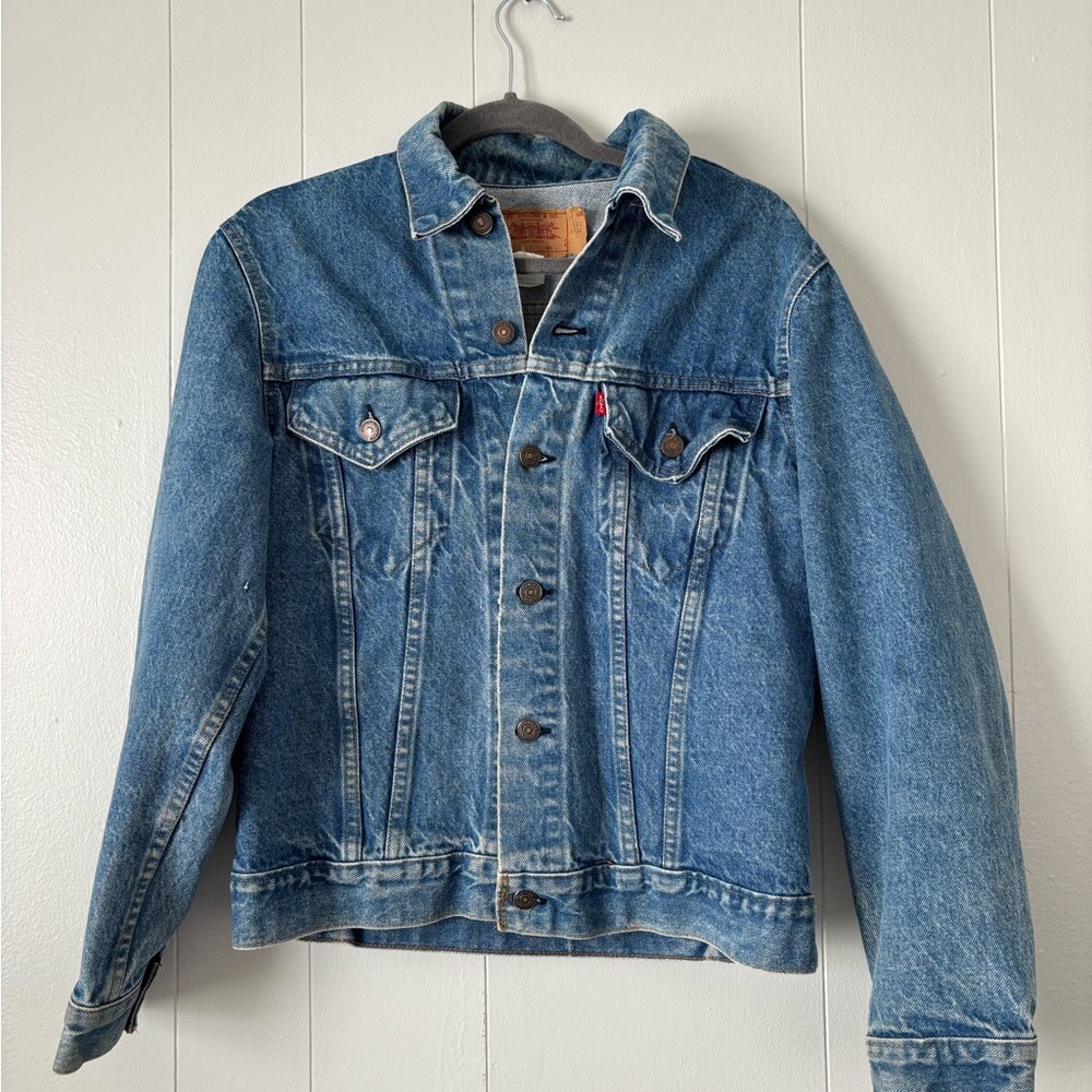 Vintage Levi’s 70505-0213 Denim Jacket USA Size 40 Type III Trucker 70s 80s